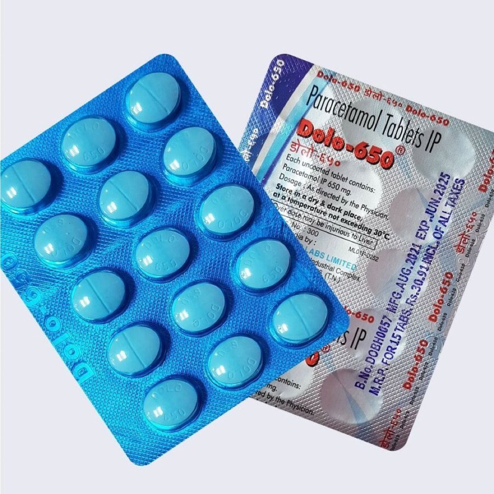 Paracetamol 650mg Dolo-650
